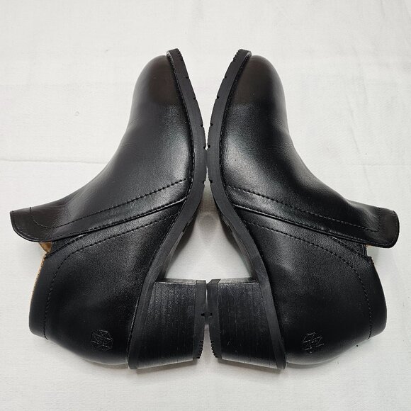 Xena Work Boots Omega EH Work Black Steel Toe Heels Women's Size 8.5W EU 39 - Picture 8 of 12